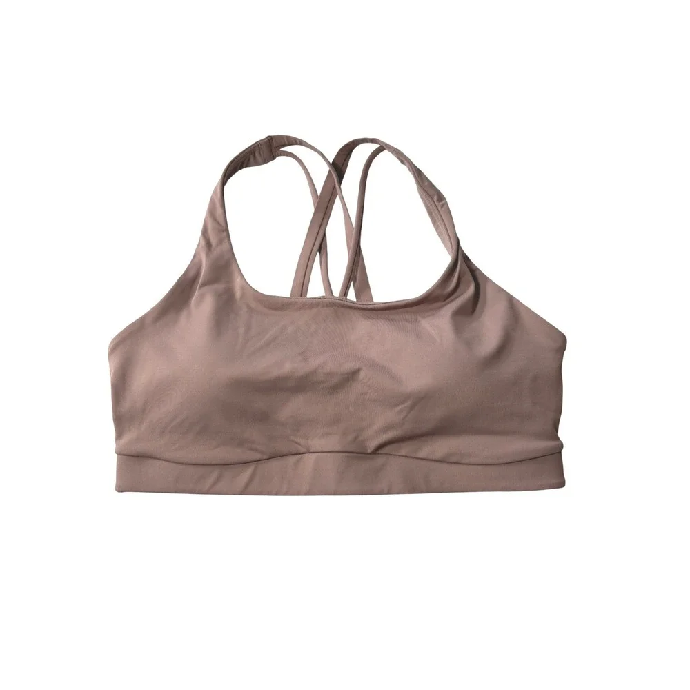 Lululemon Energy Bra Evolve Ashen Rose Sports Bra LW2EHVS Size Small NEW